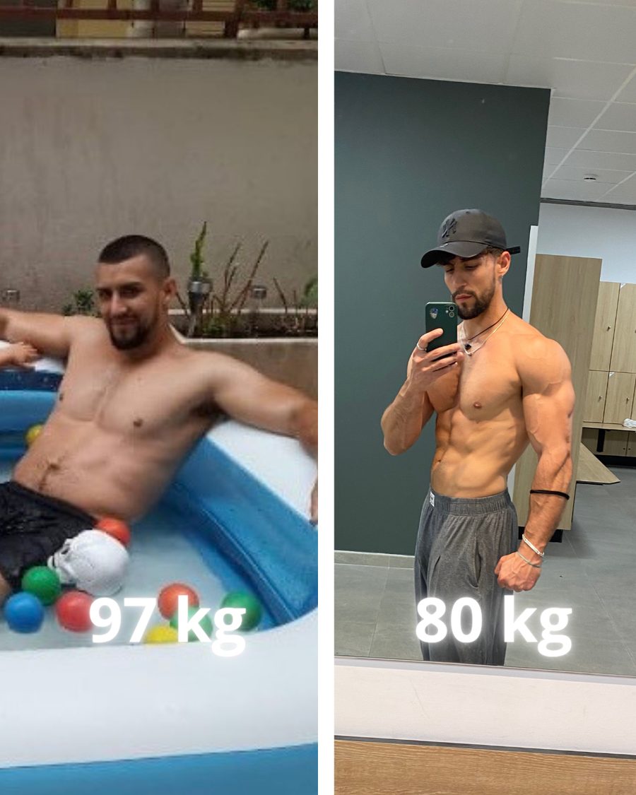 Transformación real de un cliente de Padre Alpha, antes y después