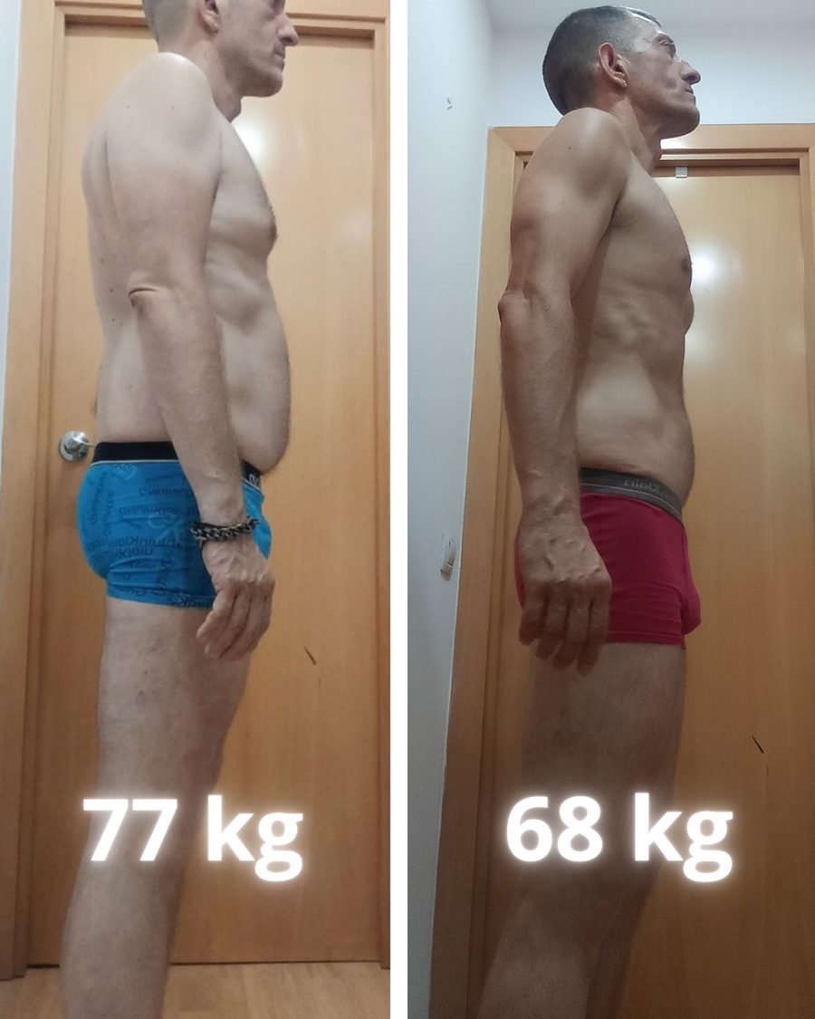 Transformación real de un cliente de Padre Alpha, antes y después