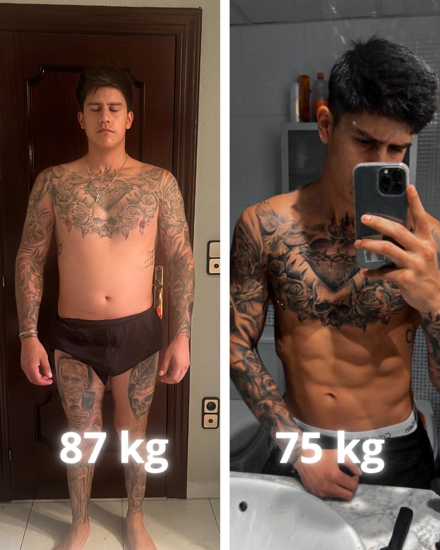 Transformación real de un cliente de Padre Alpha, antes y después