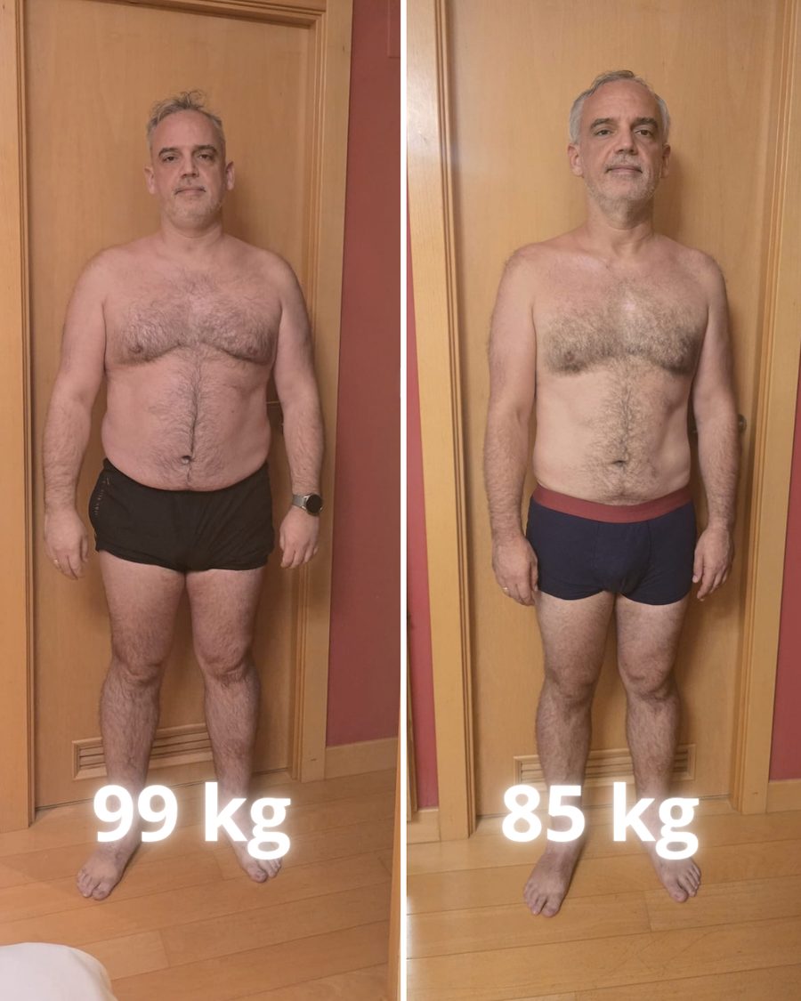 Transformación real de un cliente de Padre Alpha, antes y después
